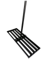 Tuchmet niwelator terenu metalowy masywny 80x30 trzonek metalowy składany