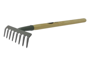 Grabie 8 zębowe z trzonkiem 50 cm