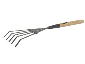 Grabie z taśmy 5 zębowe z tulejką, trzonek 28 cm